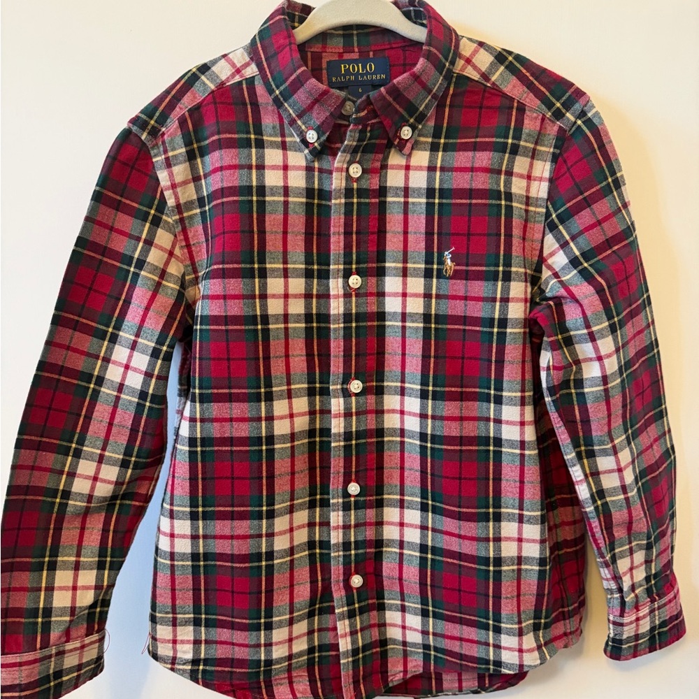 Polo by Ralph Lauren Kids Multicolor Plaid Button Down Shirt